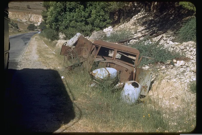 David Ben-Gurion declaring the establishment of the State of Israel on May 14, 1948