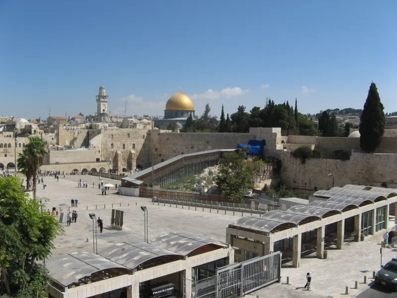 The Western Wall (Kotel) in Jerusalem — the last remnant of the ancient Temple