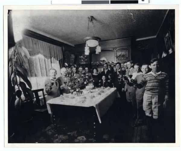 Historic synagogue interior from the early twentieth century