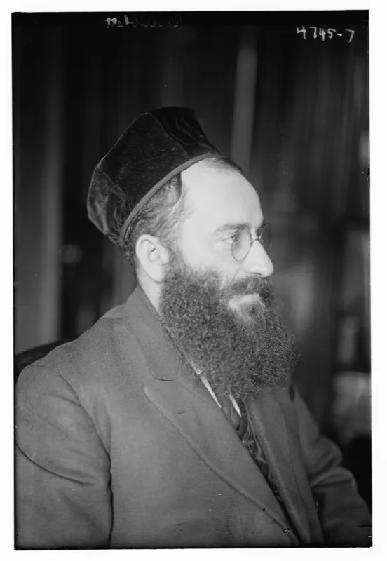 Portrait of Cantor Yossele Rosenblatt, one of the greatest cantors of the golden age