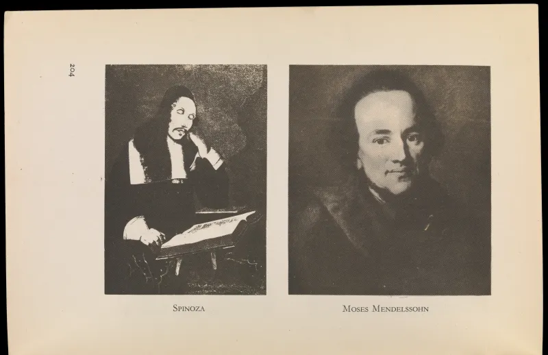 Portrait of Moses Mendelssohn, philosopher and father of the Jewish Enlightenment