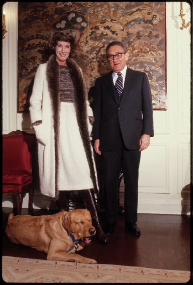 Henry Kissinger at a diplomatic meeting