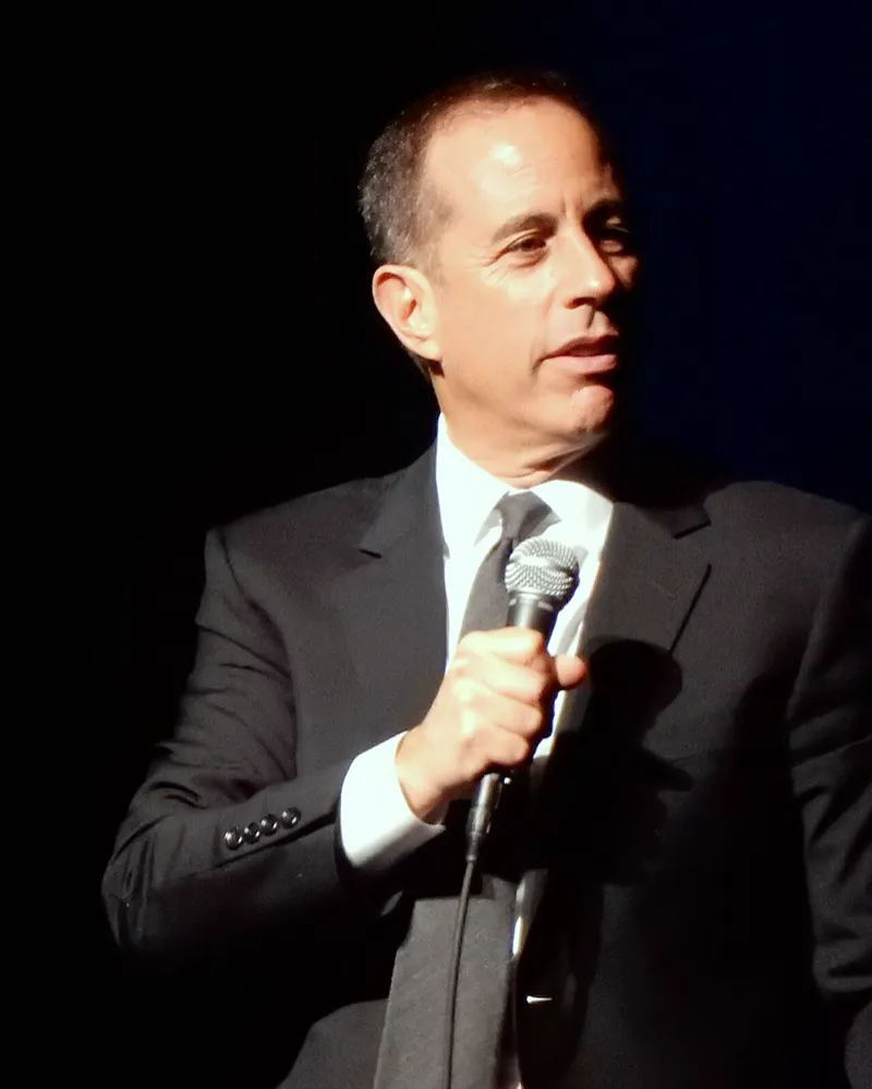 Jerry Seinfeld performing stand-up comedy