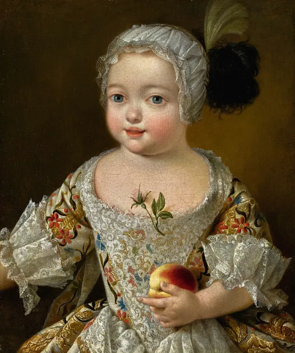 Vintage photo of Jewish grandmother and granddaughter