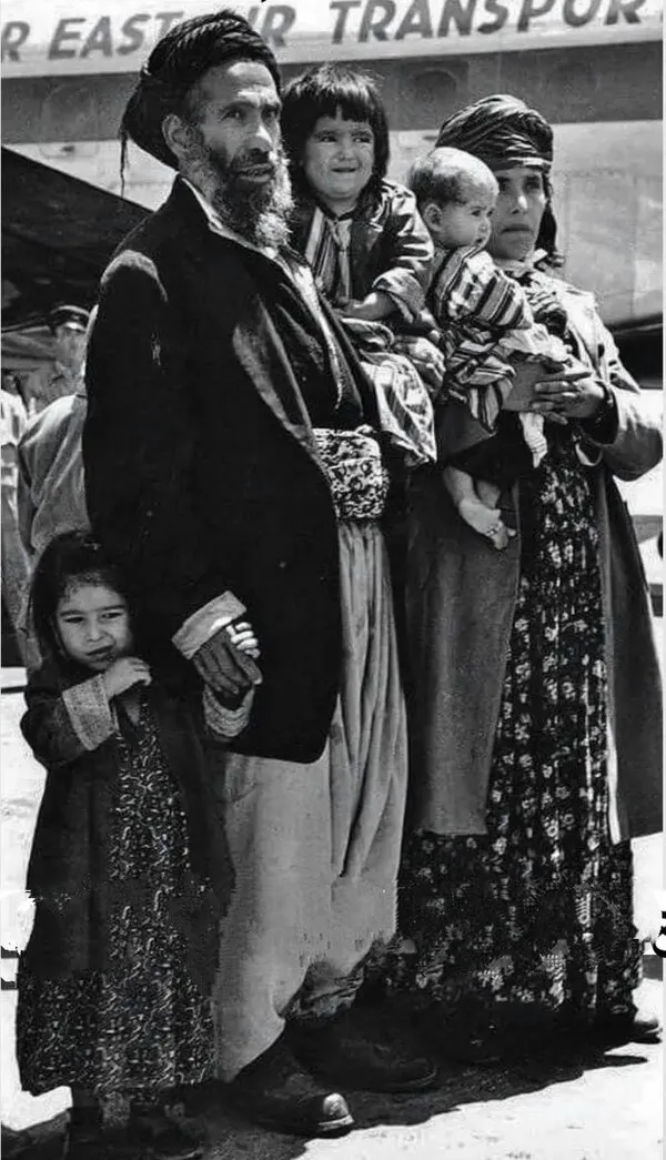 Kurdish Jewish families celebrating with traditional music and dance