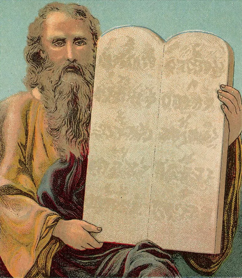 Close-up of an open book of Jewish ethical teachings on speech