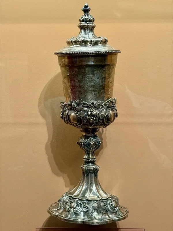 Wine glasses raised in a toast at a Jewish celebration