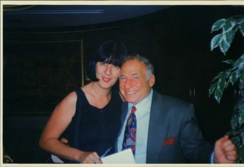 Mel Brooks in a comedic pose