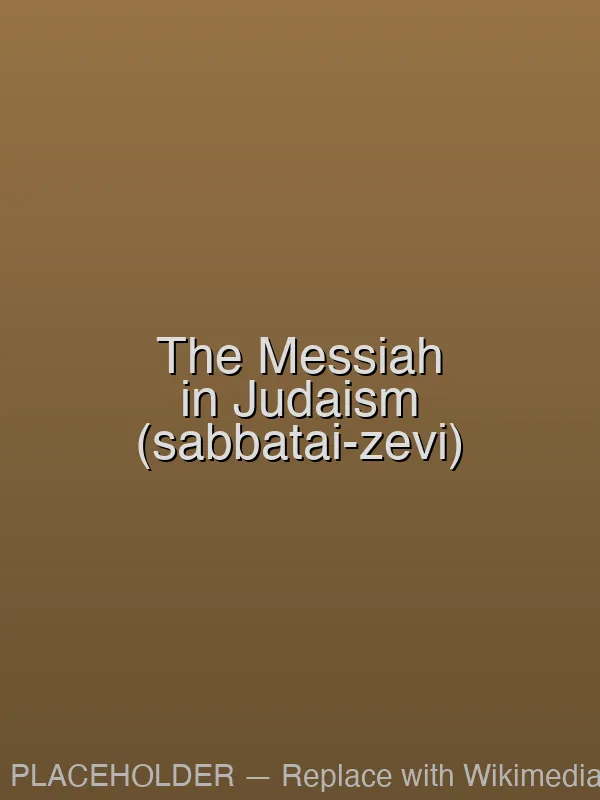 Portrait of Sabbatai Zevi, the most famous false messiah in Jewish history