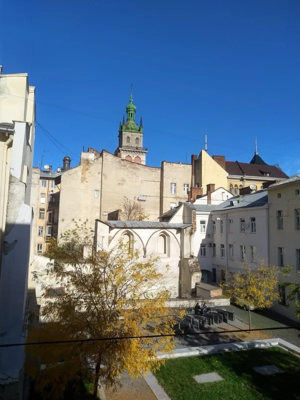 Historic site of a Beth Midrash (house of study) and synagogue in Lviv, Ukraine