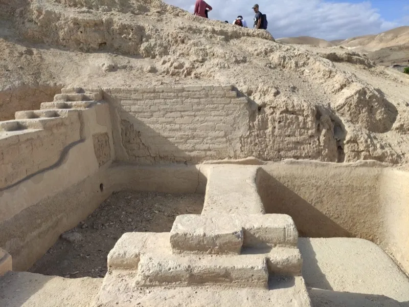 The world's oldest known mikveh at the Hasmonean royal winter palaces near Jericho