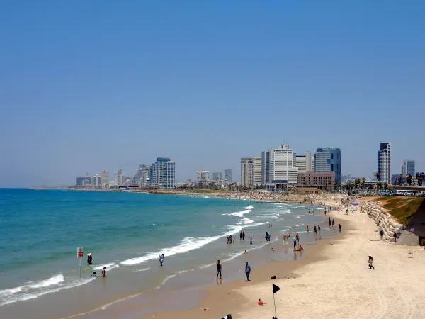 The modern skyline of Tel Aviv, Israel's vibrant cultural capital
