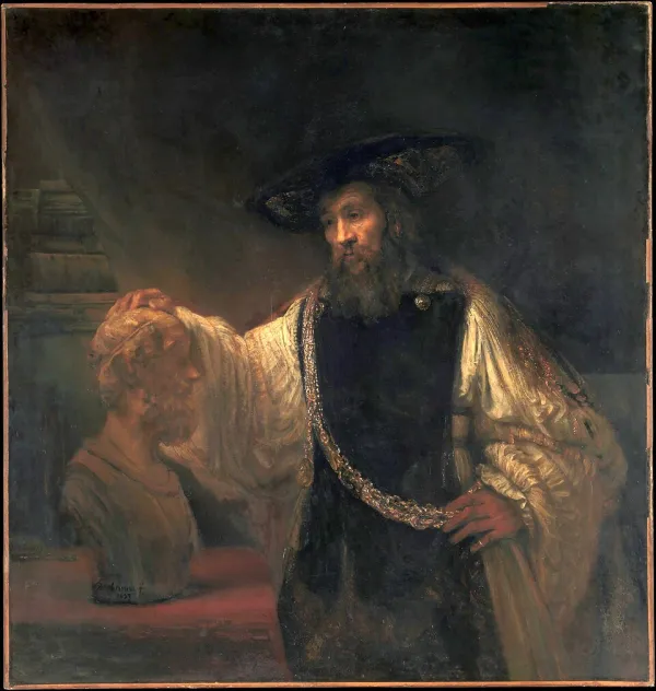 Rembrandt painting of Jeremiah lamenting the destruction of Jerusalem