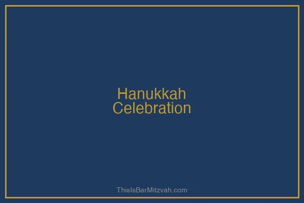 A family lighting a Hanukkah menorah together in their home