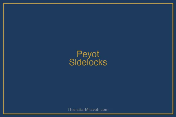 Different styles of peyot worn by various Orthodox Jewish communities