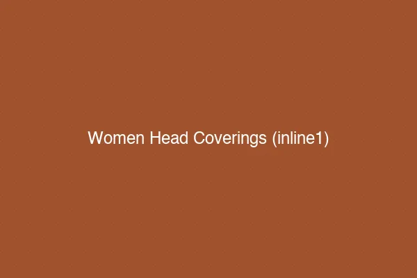 Different styles of Jewish women's head coverings