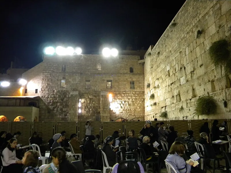 Women praying at the Western Wall in Jerusalem