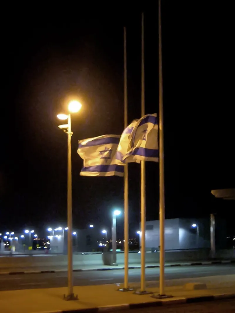Israeli flags lowered to half-mast on Yom HaShoah, Holocaust Remembrance Day